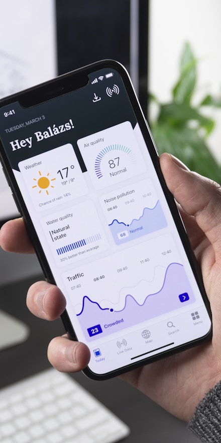 Mobile app UI design