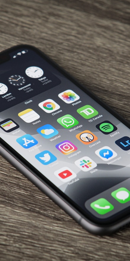 Mobile app screen